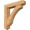 Ekena Millwork Imperial Arts and Crafts Smooth Bracket w/ Offset Brace, Western Red Cedar, 7 1/2"W x 38"D x 38"H BKT0806X38X38IMP03SWR - alternate 1